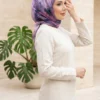 Lotus Flower Pattern Scarf Series Pink