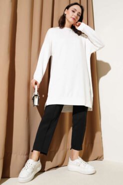 Alternative view of Basic Tunic Ecru