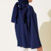 Low Shoulder Basic Tunic Dark Navy - immagine 3