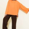 Low Shoulder Basic Tunic Orange – Bild 2