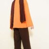 Low Shoulder Basic Tunic Orange – Bild 3