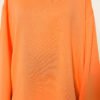 Low Shoulder Basic Tunic Orange – Bild 4