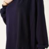 Loyşa Oval Cut Oversize Tunic Navy Blue – Bild 4