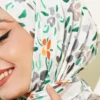 Lumea Patterned Soft Scarf Beige - Imagen 4