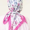Lumea Patterned Soft Scarf Fuchsia - Imagen 3