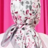 Lumea Patterned Soft Scarf Grey - الصورة 3