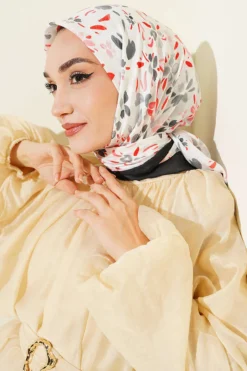 Lumea Patterned Soft Scarf Black