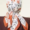 Lumea Patterned Soft Scarf Tan - Image 3