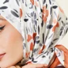 Lumea Patterned Soft Scarf Tan - Image 4