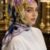 Luxury Chain Detail Scarf Series Fuchsia