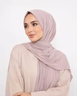Wholesale Miracle Hijab — ribbed polyester hijab with elegant drape