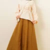 Zippered Waist Skirt Tan - immagine 2
