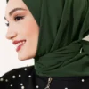 Medina Silk Scarf Khaki – Image 2
