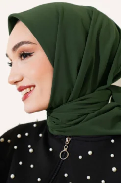 Alternative view of Medina Silk Scarf Khaki