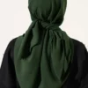 Medina Silk Scarf Khaki – Image 3