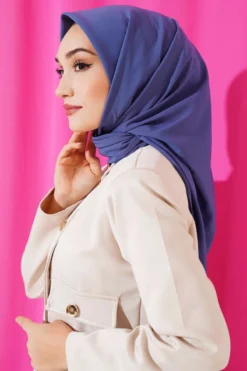 Alternative view of Medina Silk Scarf Indigo