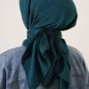 Medina Silk Scarf Green – Bild 3
