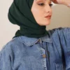 Medina Silk Scarf Emerald