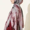 Marble Pattern Modern Scarf Powder Pink – Bild 3
