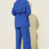 Metal Buttoned Belted Two-Piece Set - immagine 3