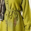 Metal Buttoned Belted Two-Piece Set - Afbeelding 4