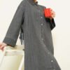 Oversized Long Denim Tunic with Metal Buttons - Imagen 6