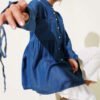 Mini Floral Pocket Denim Shirt Blue - Afbeelding 5