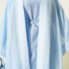 Mini Stone Embellished Abaya Set Blue – Image 4