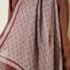 MK Pattern Liva Modal Scarf Brown - Imagen 4