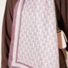 MK Pattern Liva Modal Scarf Pink - Image 4