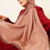 MK Pattern Soft Scarf Camel
