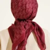 ⁦Soft Scarf Burgundy⁩ - الصورة ⁦3⁩