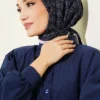 Soft Scarf Navy Blue - Image 2