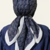 Soft Scarf Navy Blue - Image 3