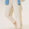 Mom Wide Leg Pants Stone