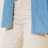 Mom Wide Leg Pants Stone - immagine 4
