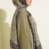 Motif Patterned Soft Shawl - Image 3