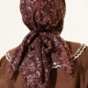Patterned Flamu Cotton Scarf - الصورة 3