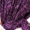 Patterned Flamu Cotton Scarf Plum - Imagen 4