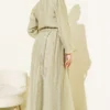 ⁦Ruffled Front Blouse and Skirt Set⁩ - الصورة ⁦3⁩