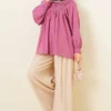 ⁦Gathered Front Modal Tunic⁩ - الصورة ⁦2⁩