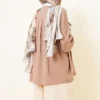 Gathered Front Modal Tunic Mink - immagine 3