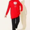 Daisy Patch Tunic Red – Image 2