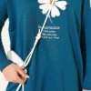 Daisy Patch Tunic Petrol – Image 4