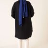 Ribbed Detail Oversized Shirt Black – Bild 3