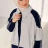 ⁦Two-Piece Set with Shoulder Stripe Navy Blue⁩ - الصورة ⁦3⁩