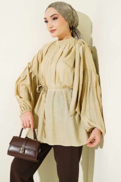 Shoulder Bow Loose Tunic