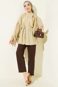 Vista alternativa di Shoulder Bow Loose Tunic