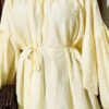 Shoulder Bow Loose Tunic Yellow - الصورة 4