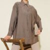 Shoulder Mini Stone Shirt Mink